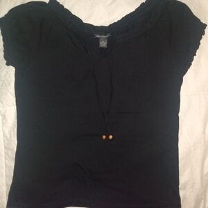 Chelsea & Theodore Black Shirt Women's Size M